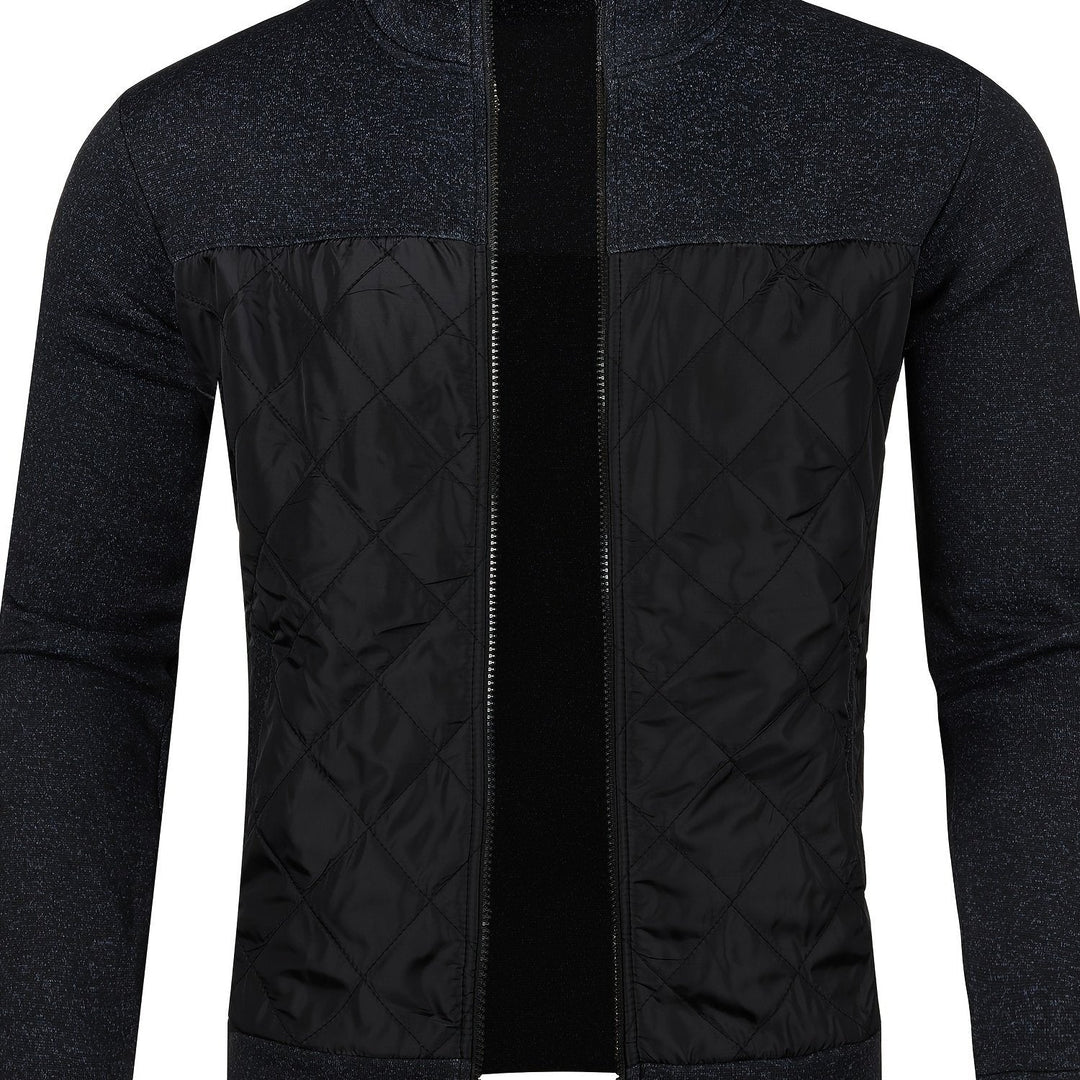 LAURENT MONACO | HIGH COLLAR ZIPPER JACKET FOR MEN