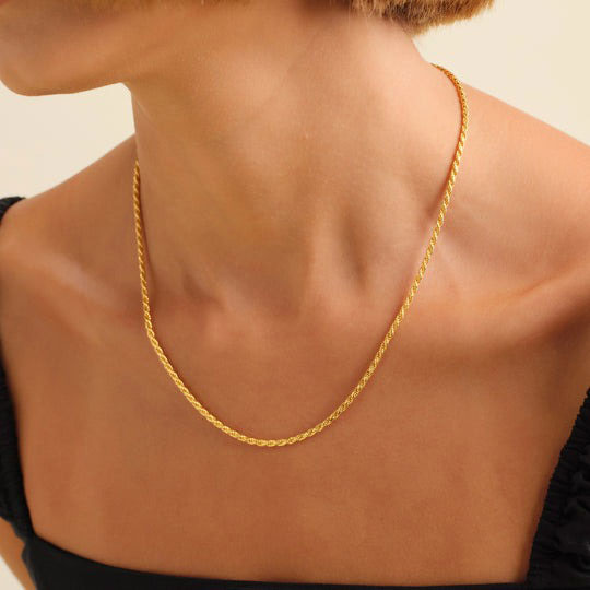 Mikalynne™  |  Rope Chain 18k Gold