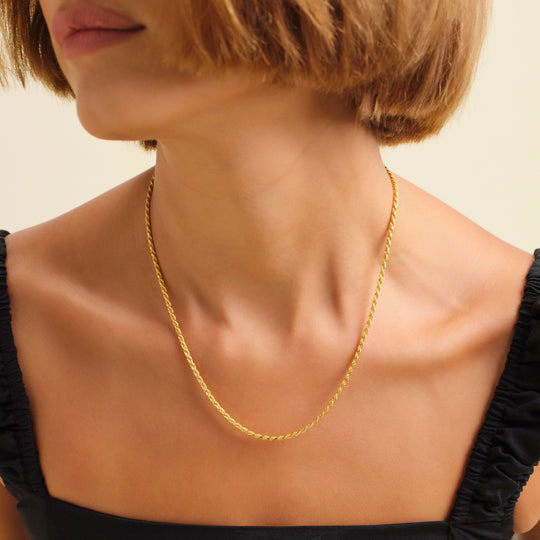 Mikalynne™  |  Rope Chain 18k Gold