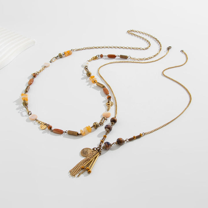 Vintage Bohemian Necklace, view 6 - Elena Harper