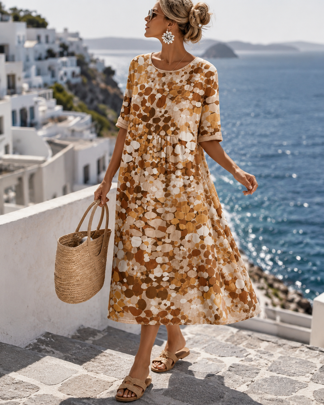 Zara™ | Floral Belly-Hiding Summer Dress