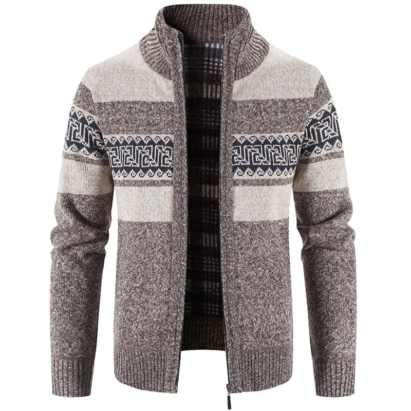 Lucas | Modern and Warm Men's Sweater Jacket