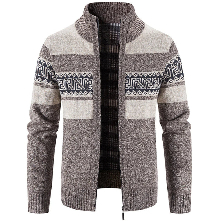Lucas | Modern and Warm Men's Sweater Jacket