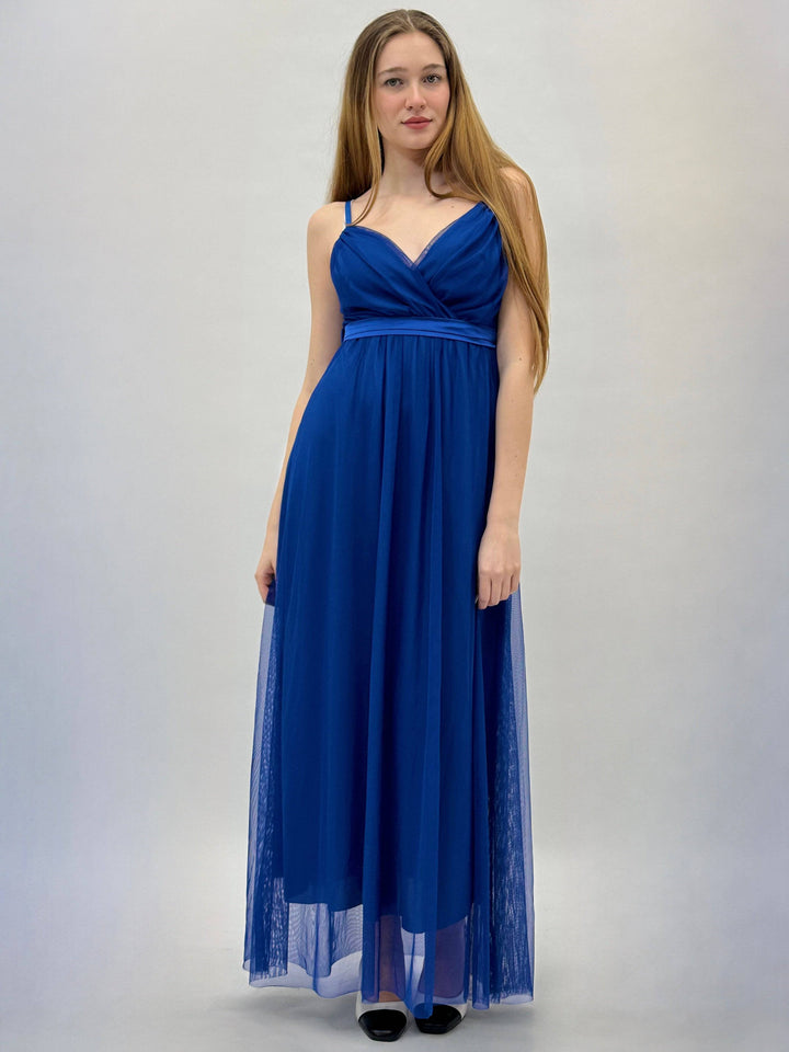 Gisella™ flowing dress by Emma & Rose Cape Town, elegant abiti with soft fabric and flowing silhouette, shown in natural light.