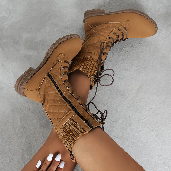 Padded High Boots for Women - Irina