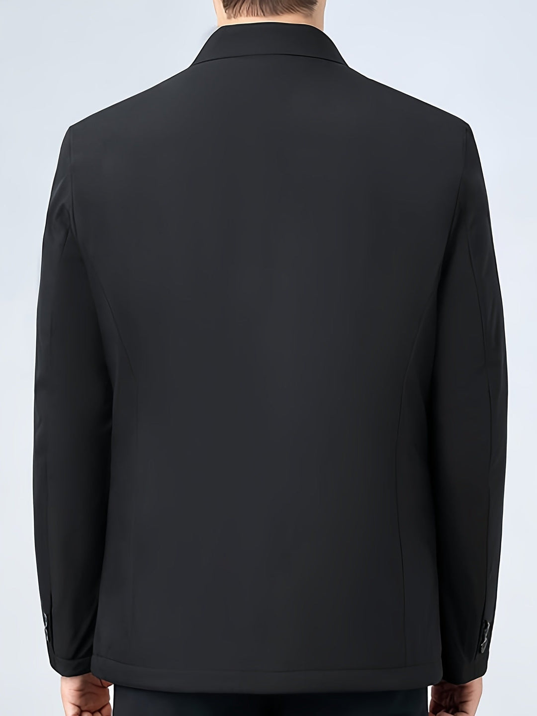 LAURENT MONACO | MEN'S NOTCHED COLLAR ZIP JACKET
