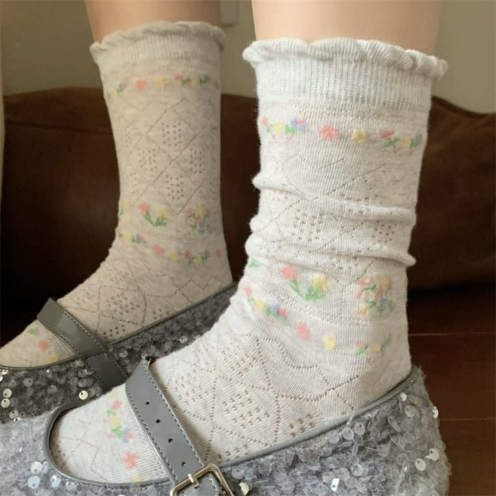 Casual Floral Socks