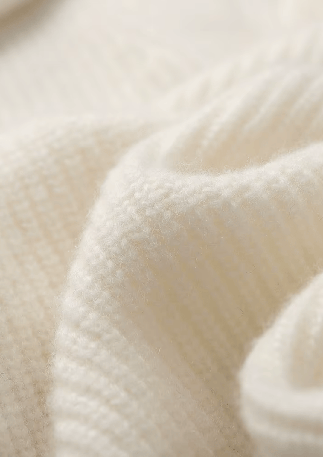Emma & Rose ribbed cashmere V-neck sweater — premium winter knitwear