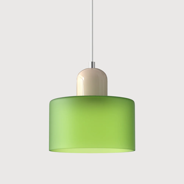 Retro Glass Pendant Lamp with Adjustable Cord