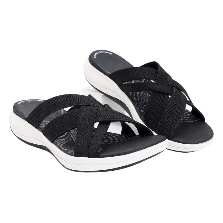 Lunéra Comfort and Support Sandals, view 2 - Elena Harper