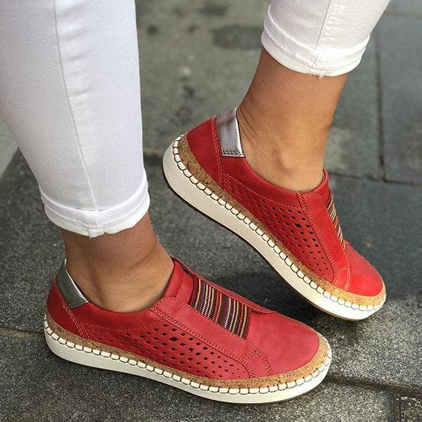 Carmina Cozy Sneakers in Denim - Elena Harper