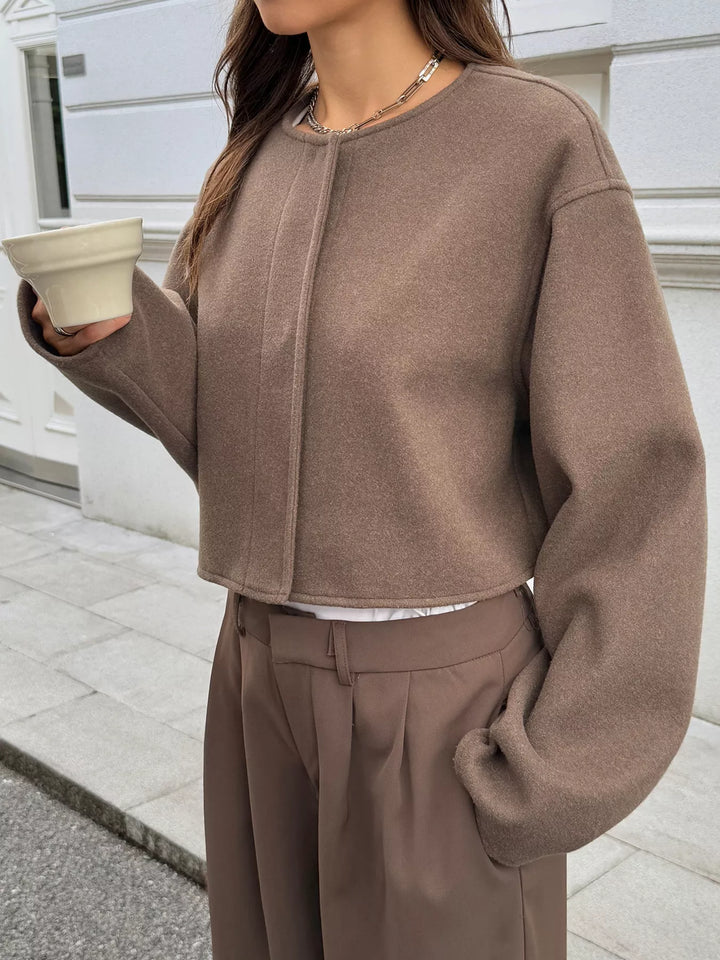 Short Wool Jacket for Women - Sabrina