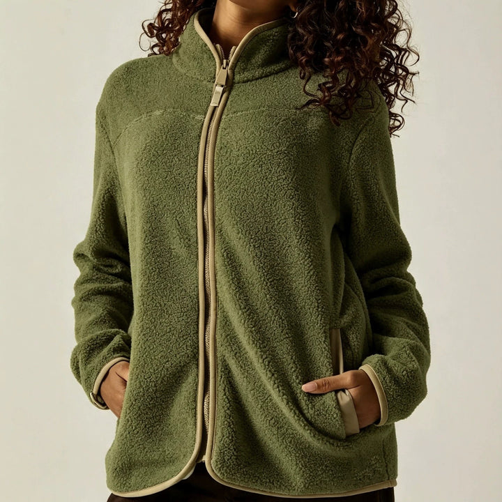 Women's Wool Effect Cardigan – Warm and Soft