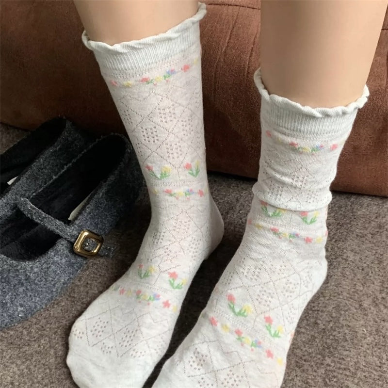 Casual Floral Socks