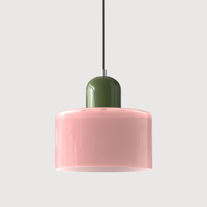 Retro Glass Pendant Lamp with Adjustable Cord