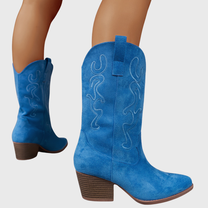Jolene | Eye-catching Western Cowboy Boots with Wide Calf Width