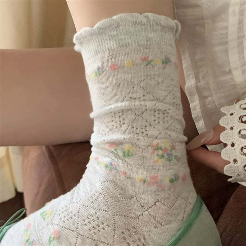 Casual Floral Socks