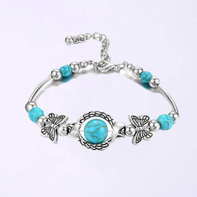 Beaded Butterfly Bracelet
