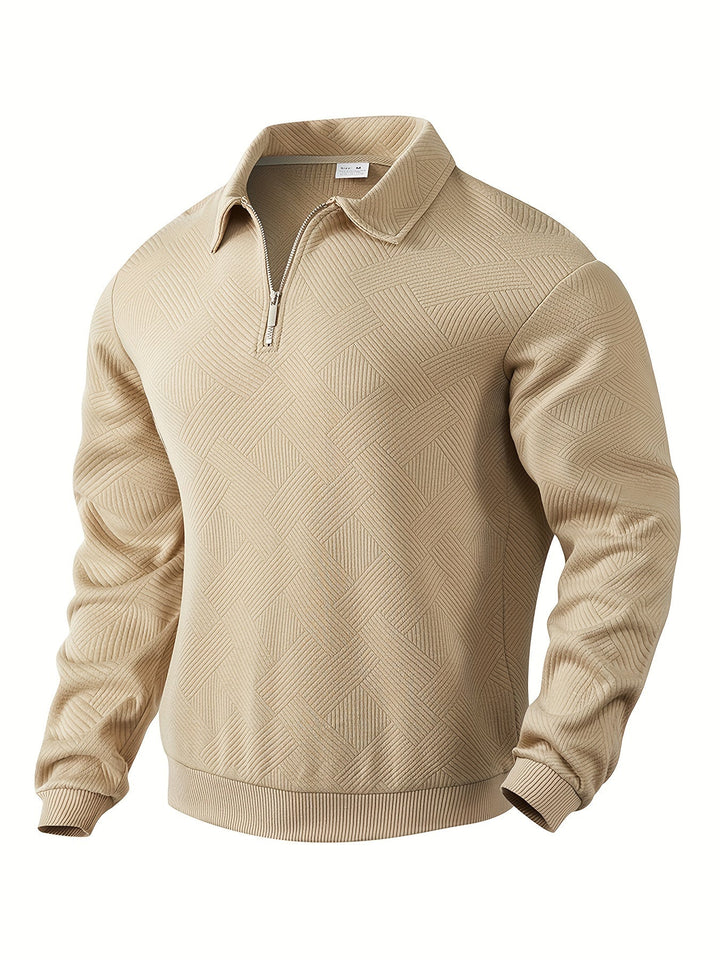 LAURENT MONACO | GEOMETRIC KNIT SWEATER FOR MEN