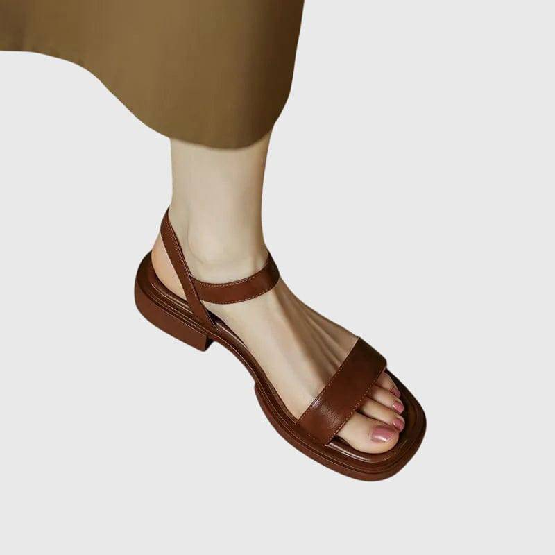 Emma & Rose Cape Town Celestia™ soft luxurious fabric sandals with elegant straps and cushioned soles.