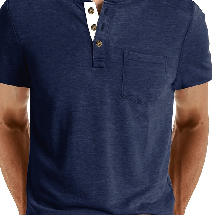 LAURENT MONACO | MEN'S HENLEY T-SHIRT