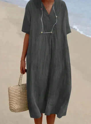 Women's Midi Dress, view 4 - Elena Harper