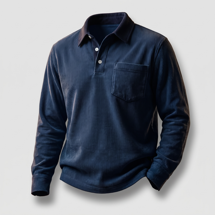 Florian | Elegant Cord Polo Shirt Made of Soft Cotton