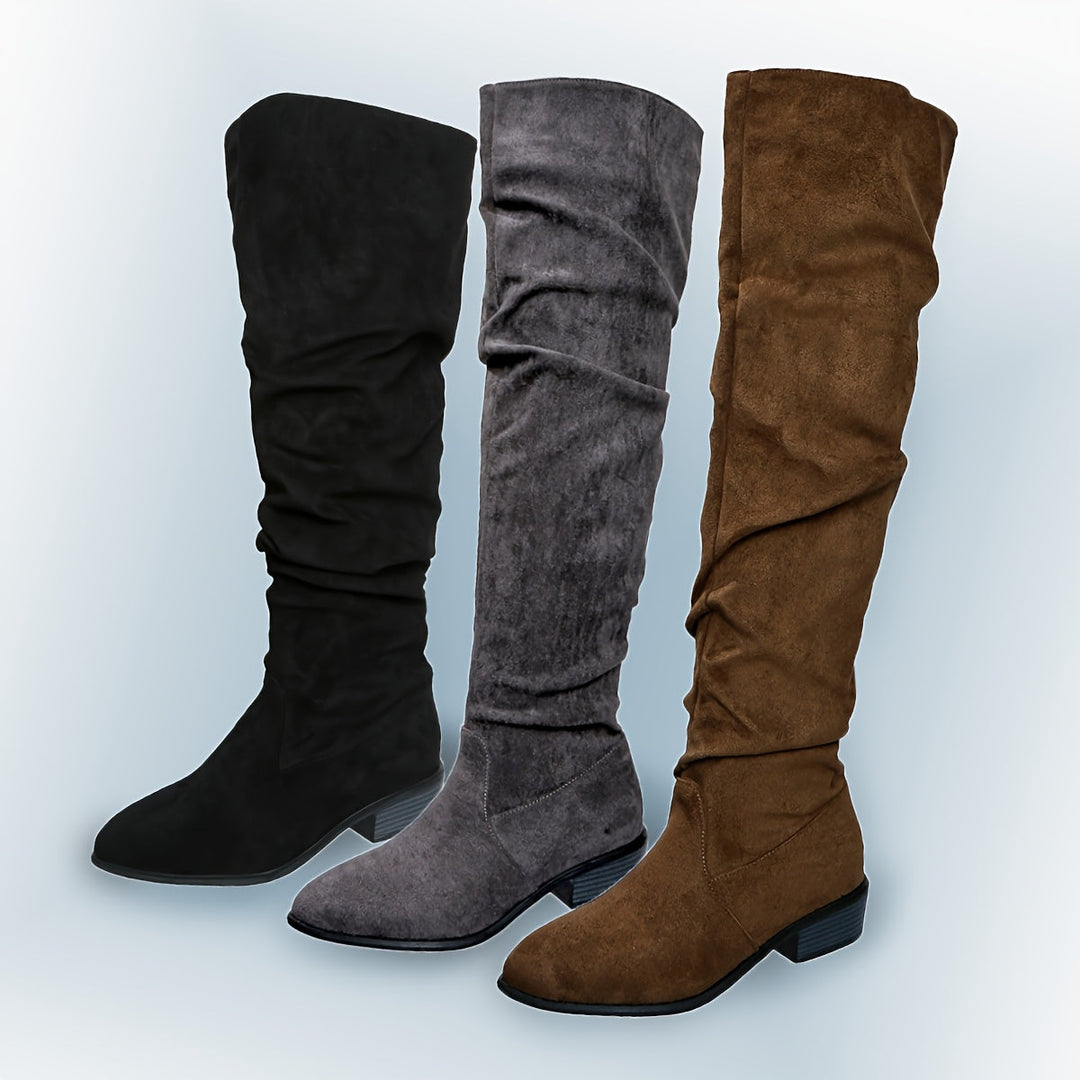 Fashionable, Versatile Over-the-Knee Women's Boots, view 2 - Elena Harper