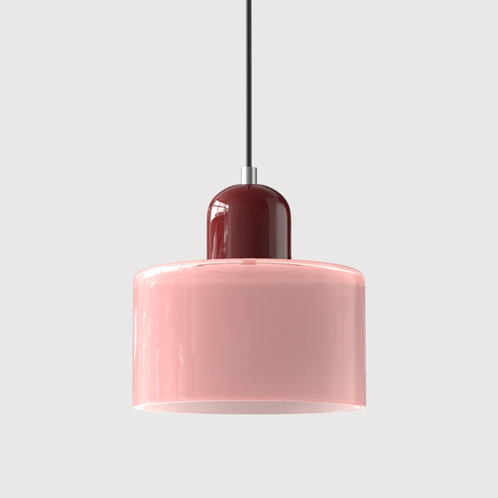 Retro Glass Pendant Lamp with Adjustable Cord