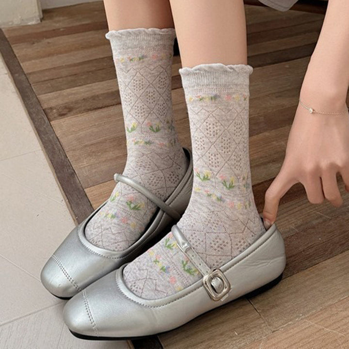 Casual Floral Socks