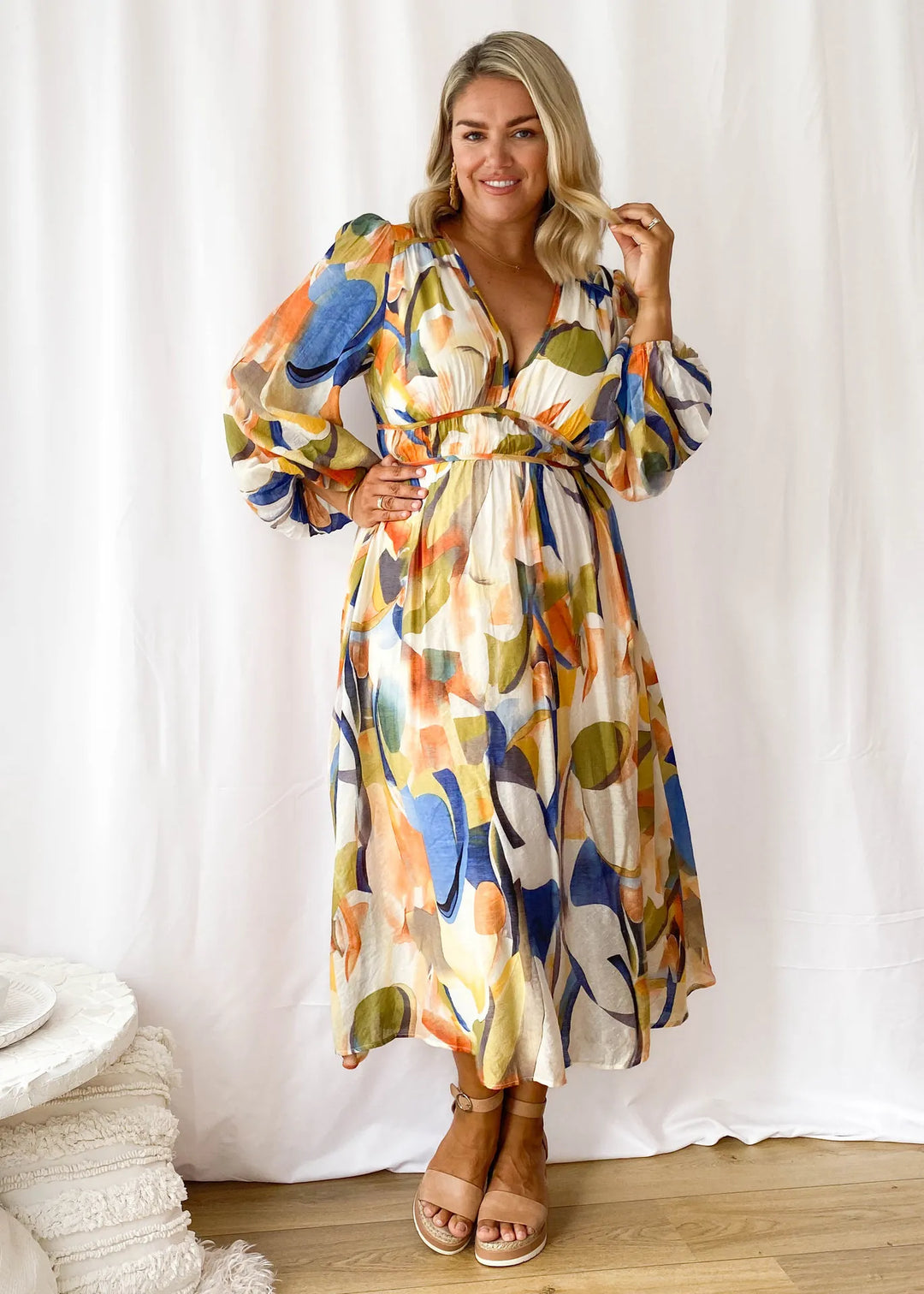 Rumi Stylish Maxi Dress, view 8 - Elena Harper