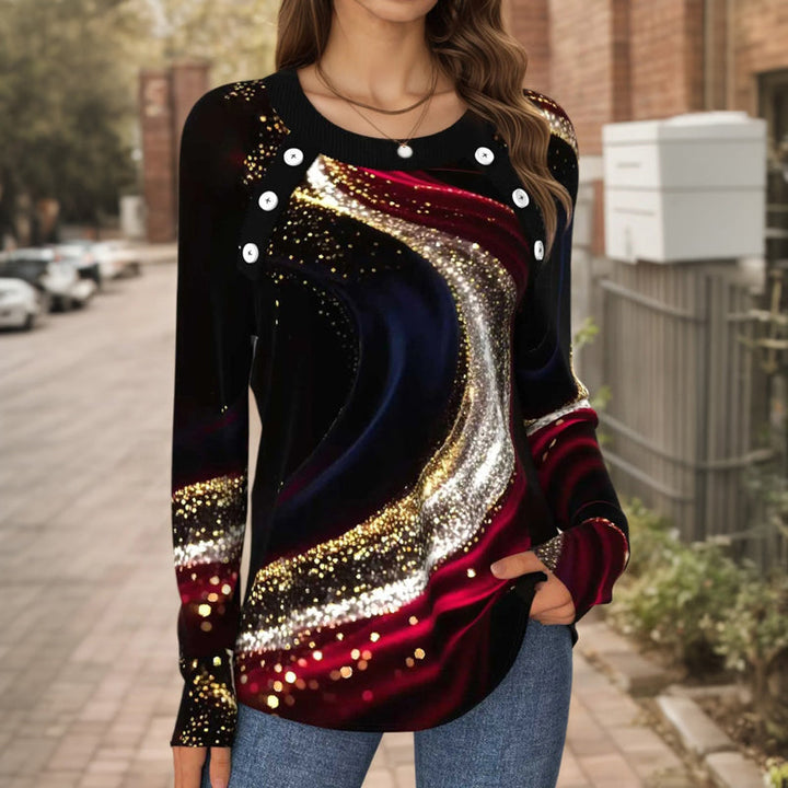 Casual Gradient Blouse