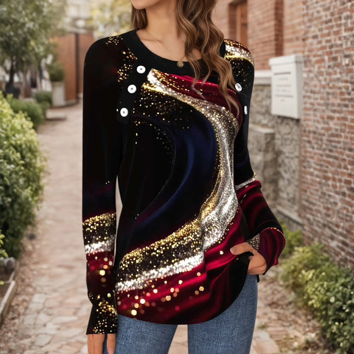 Casual Gradient Blouse