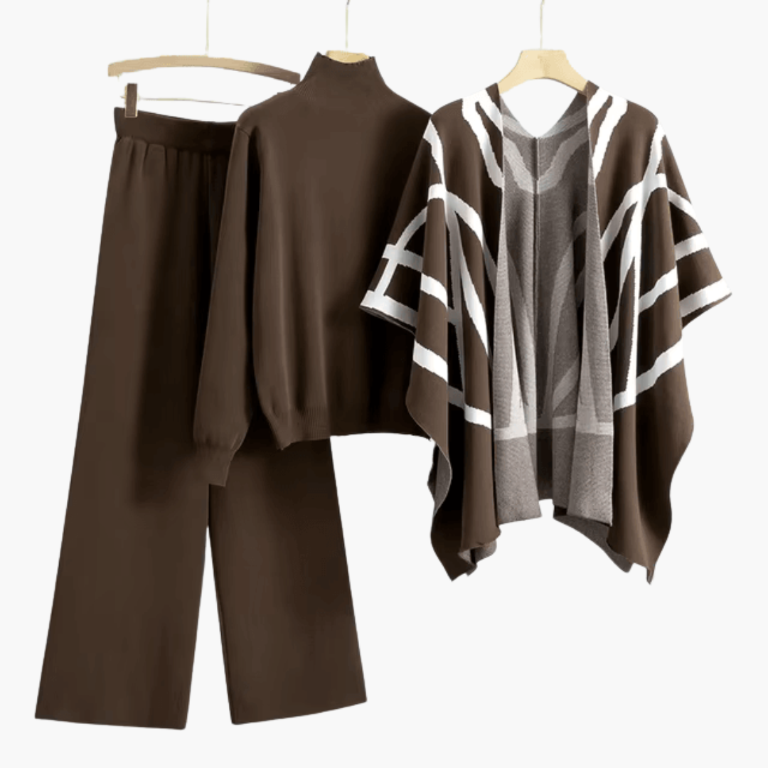 Lunara | Lightweight and Versatile Three-Piece Knit Set