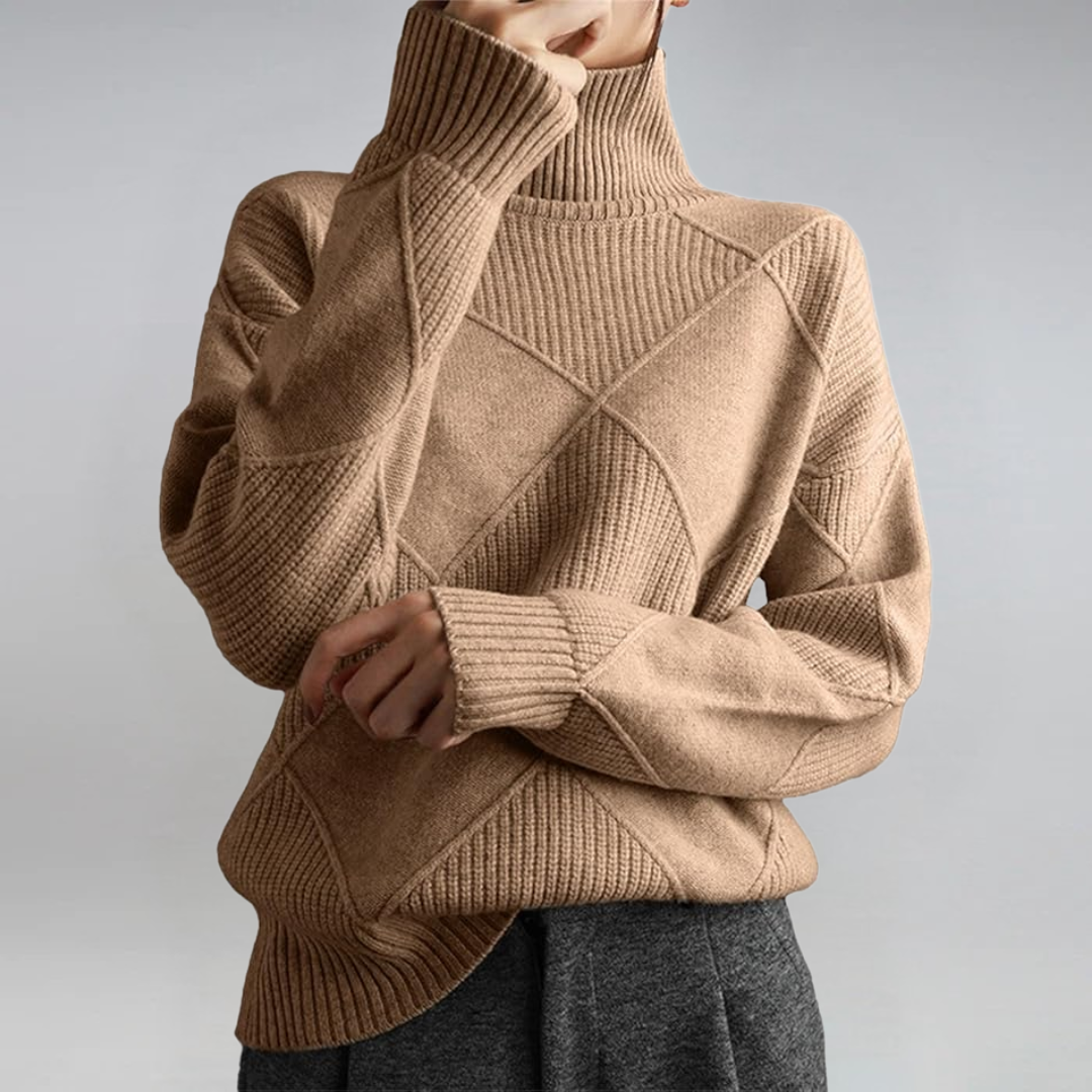 Lainey | Luxe Cashmere Turtleneck Sweater
