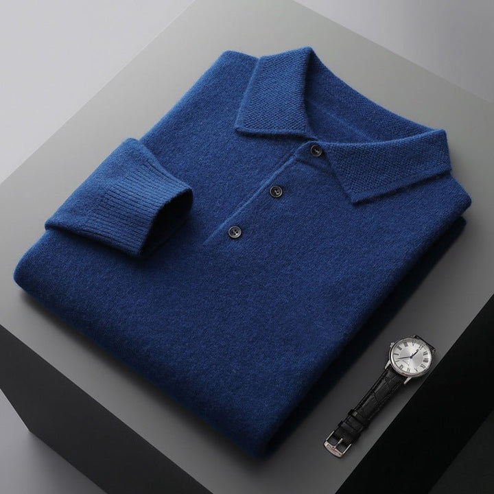 Kevin | Luxurious and Versatile Men's Cashmere Polo Shirt