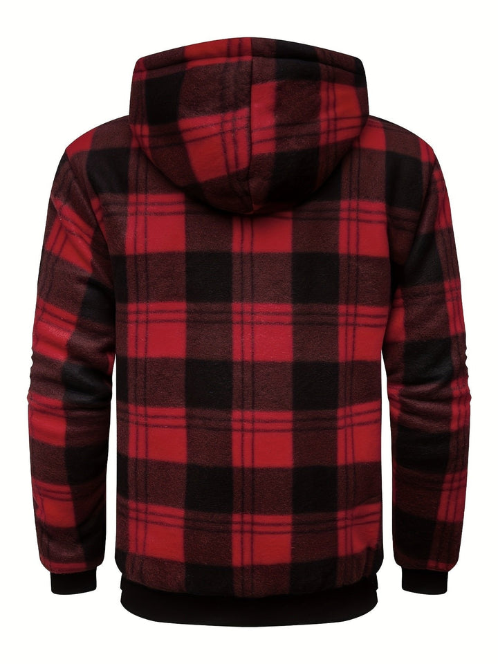Klara | Cozy and Warm Flannel Hooded Jacket