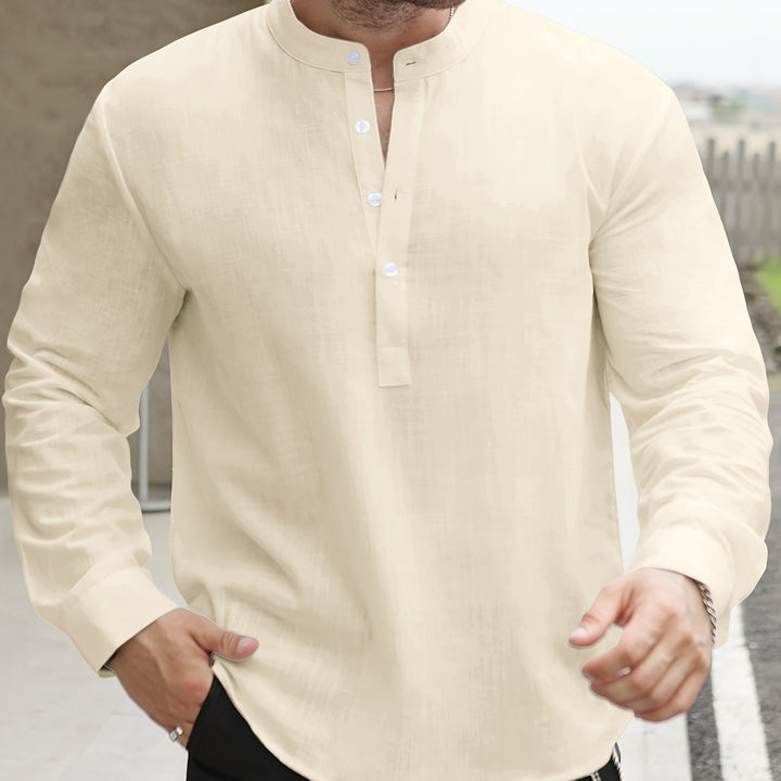 LAURENT MONACO | BOAT NECK SHIRT FOR MEN