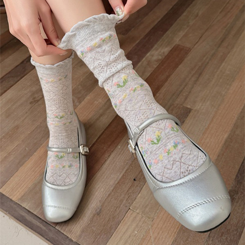 Casual Floral Socks