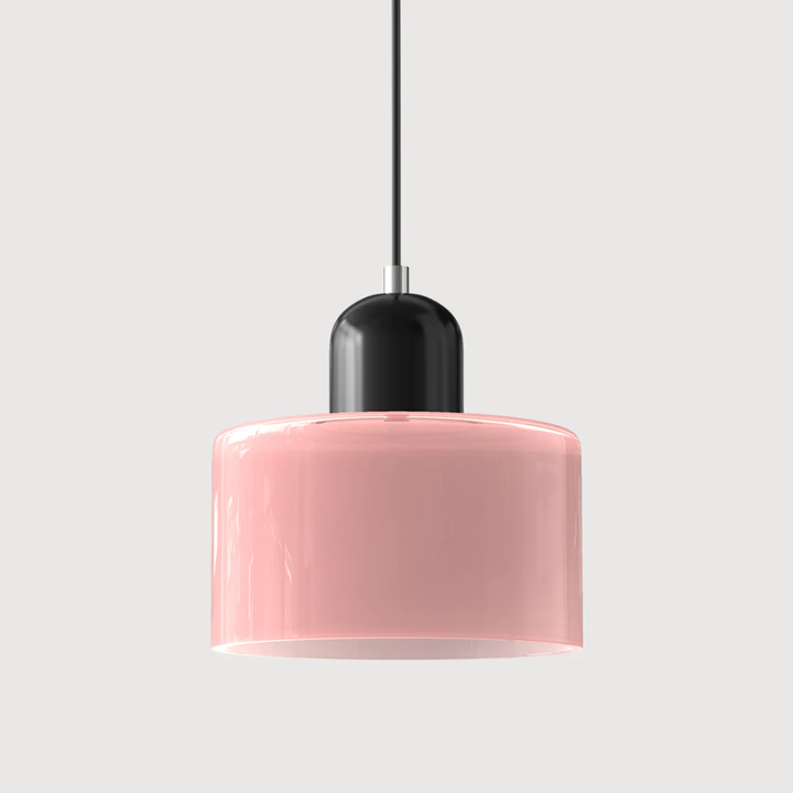 Retro Glass Pendant Lamp with Adjustable Cord