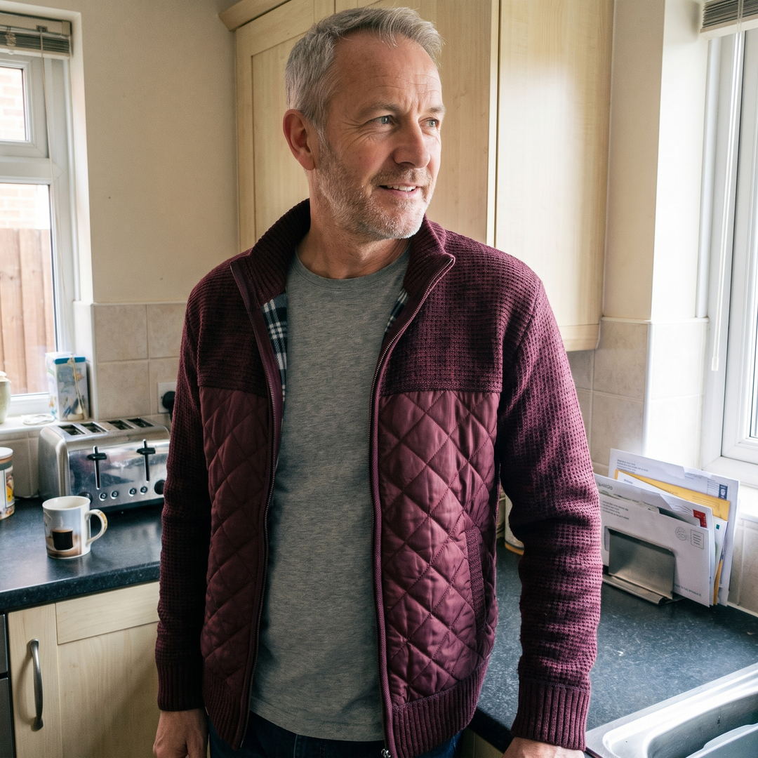 Maximilian | Elegant Quilted Jacket with Zipper