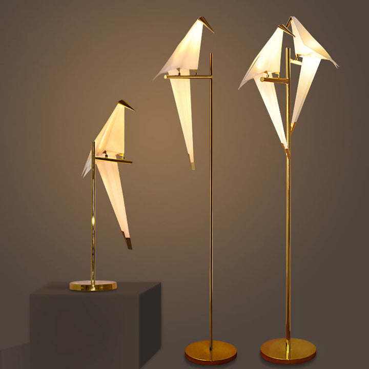 Birdy Origami Table Lamp – Warm Ambient Light and Modern Wing Design