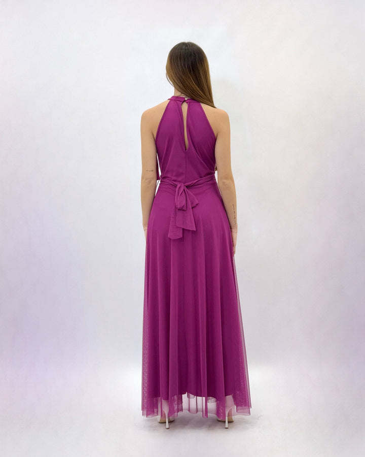 Marisa™ flowing dress by Emma & Rose Cape Town, elegant abiti in lightweight fabric with a relaxed fit and floral pattern.