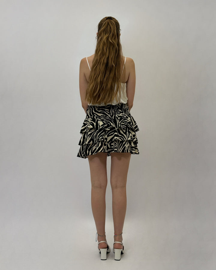 Helena™  |  Animal Print Mini Skirt