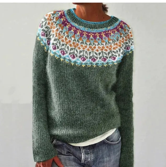 Bella Chic Knit Sweater with Premium Yarn and Easy Fit for Women - Elena Harper