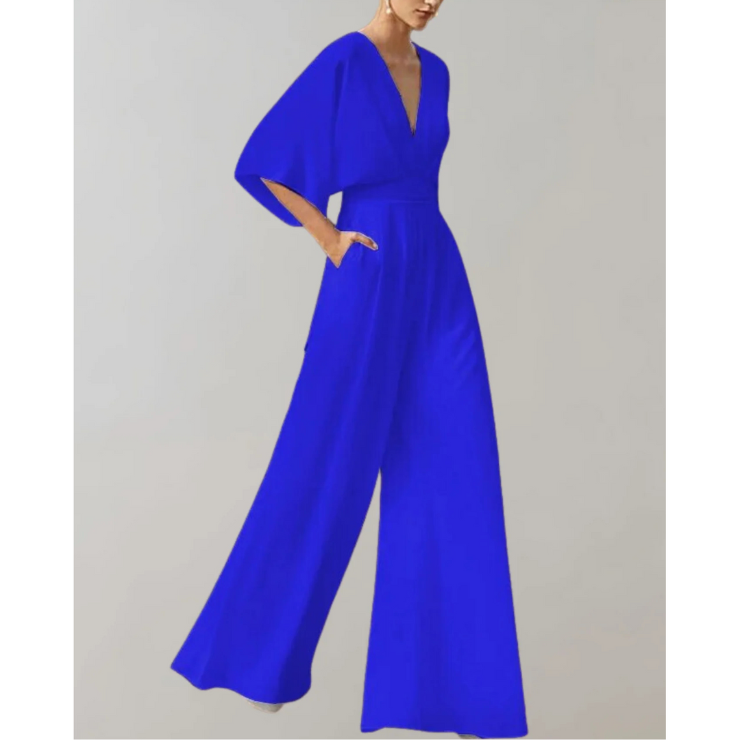 Celia | Women's Jumpsuit with Fitted Design and Wide Legs