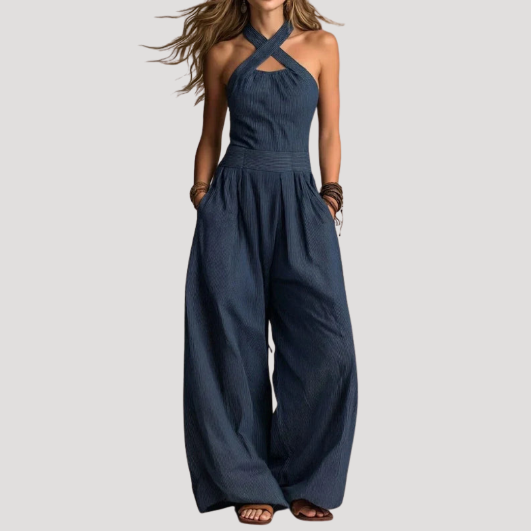 Elegant Women's Halter Neck Jumpsuit