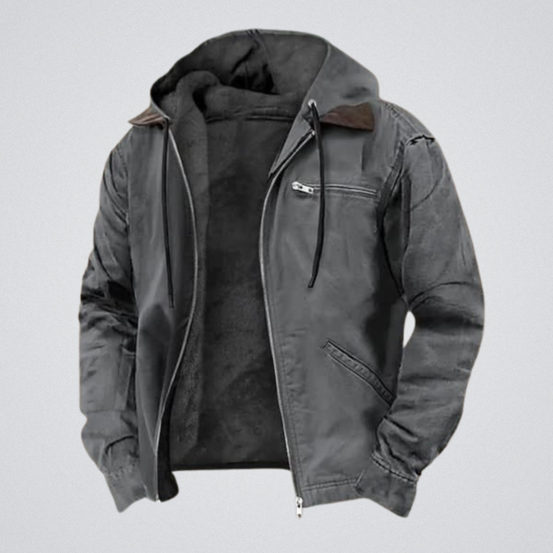 Philippe - Classic Sherpa Lined Canvas Jacket