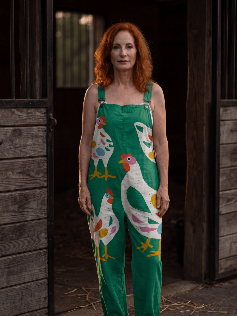 Emma & Rose Cape Town Caline™ Playful Print Jumpsuit with colorful patterns, lightweight fabric, and comfortable fit for kids.