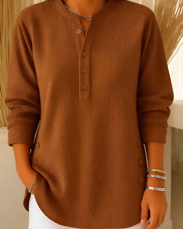 Neris™ | Modern Knitted Top with Long Sleeves
